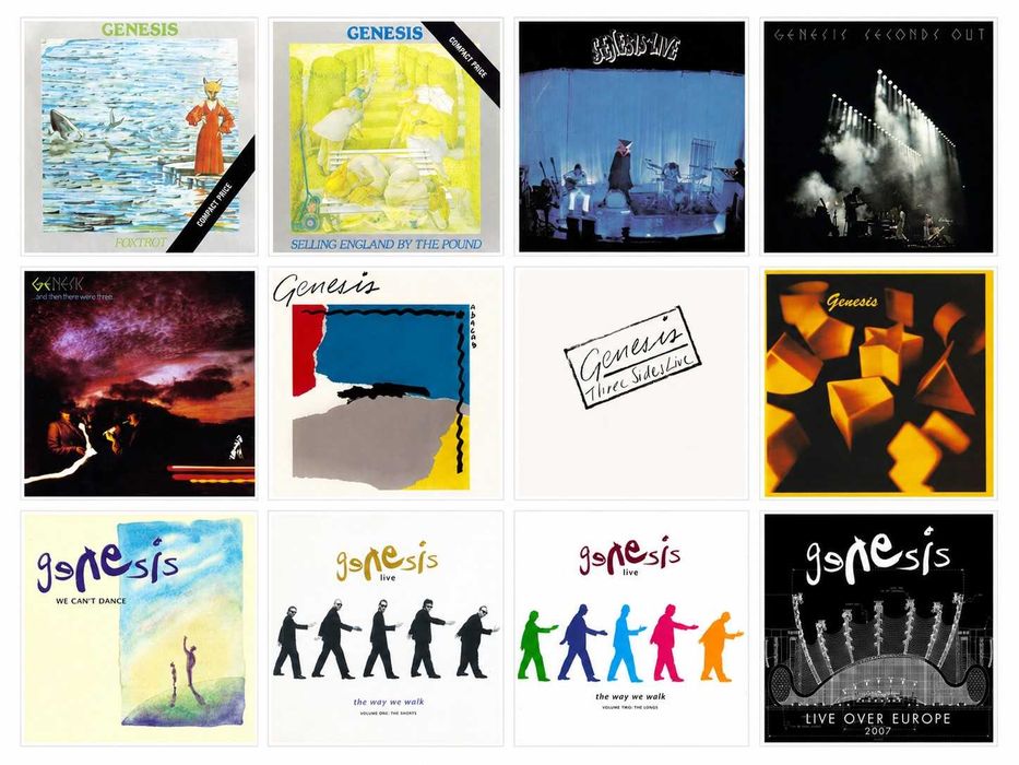 Genesis - 12 CDs + 6 K7 + 3 DVDs - Raros - Muito Bom Estado