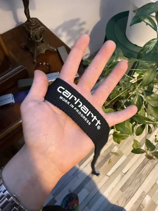 Nowy Czarny Pasek Carhartt WIP 120cm Unisex