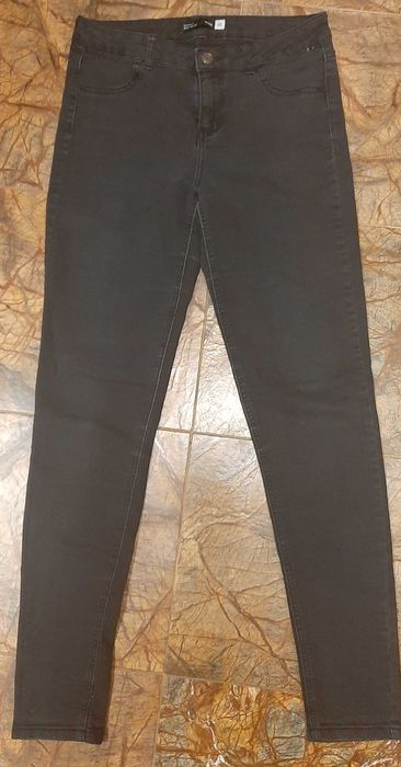 Spodnie jeans Sinsay, czarne, rozmiar 38