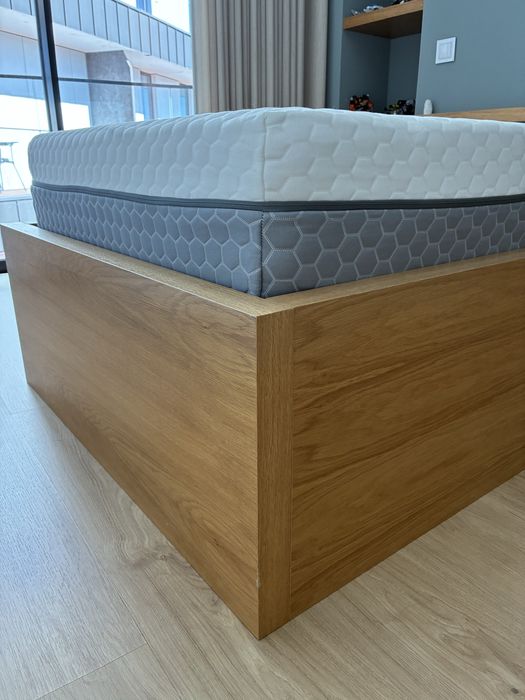 Cama individual carvalho