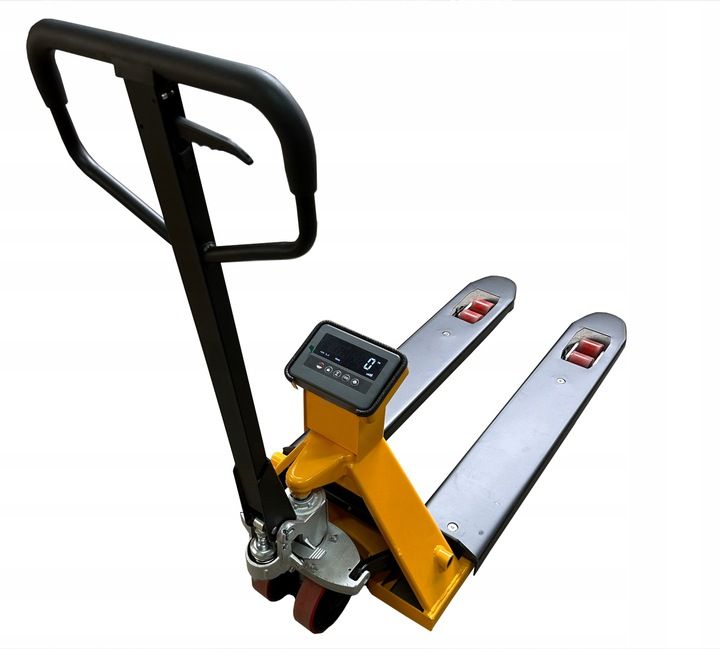 Wózek paletowy z wagą 2t, paleciak z wagą, ważący, wózek do palety