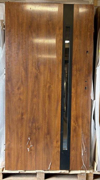 Drzwi Zewnętrzne Wejściowe / 100 / Lewa / Złoty dąb/ Polski Produkt