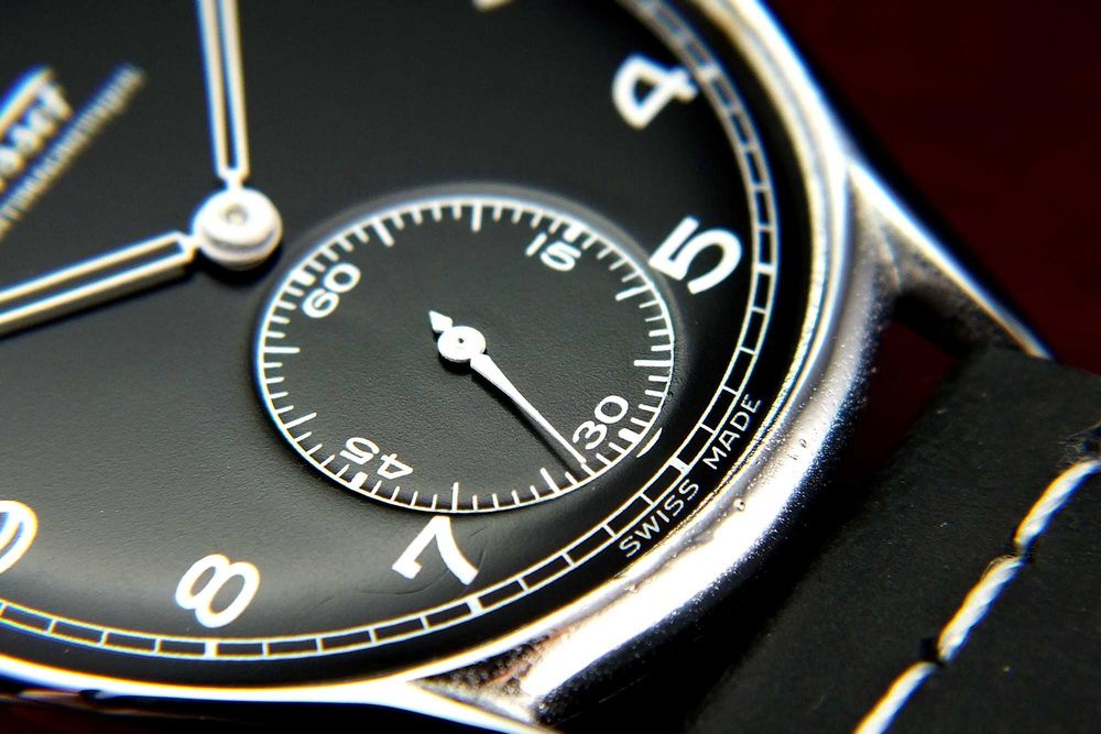 Tissot & Fils Antimagnetique Satin Black Odnowiony Piękny POLECAM