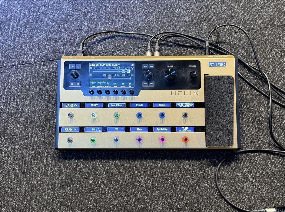 Line 6 Helix floor Special edition gold