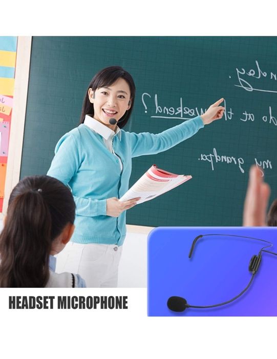 HOTEC UHF bezprzewodowy zestaw słuchawkowy mikrofon.