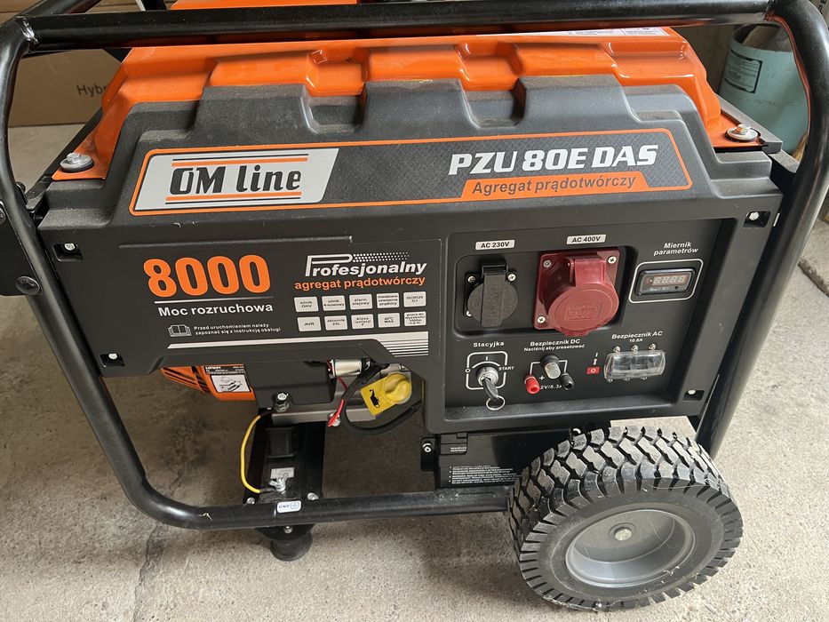 OleoMacLine 6.5кв. Бензо генератор. Електрогенератор.На мідній обмотці