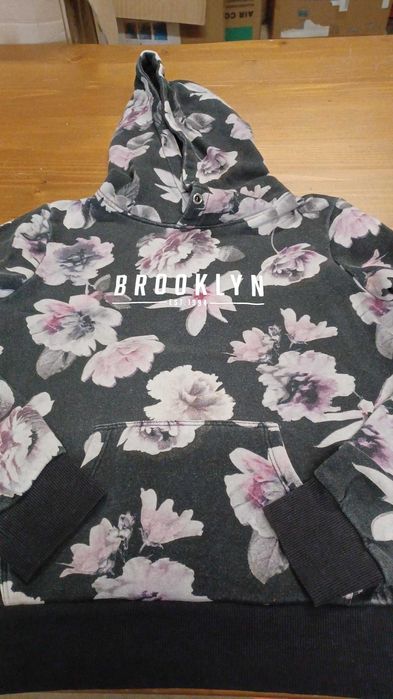D/193 Bluza z kapturem przez głowę H&M  r. 146/152