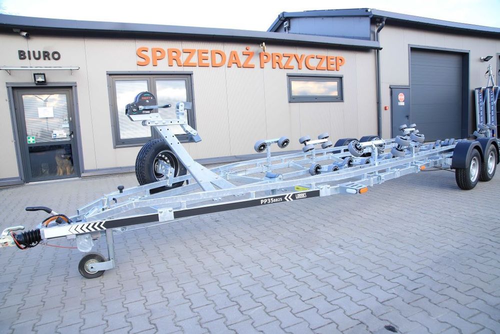 Lorries Przyczepa Podłodziowa PP35-8825 Do Łodzi Max 8,6 M DMC 3500 kg Tylne Lampy LED
