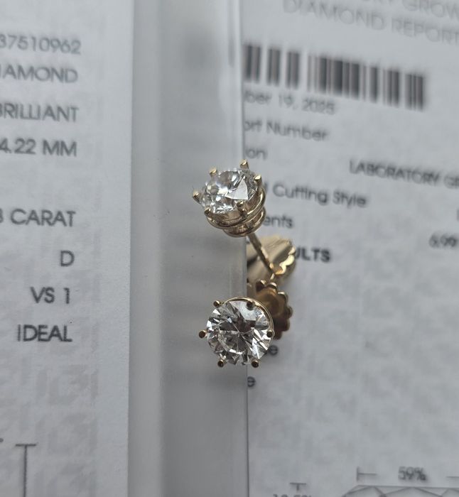 Сережки, пусети Damiani