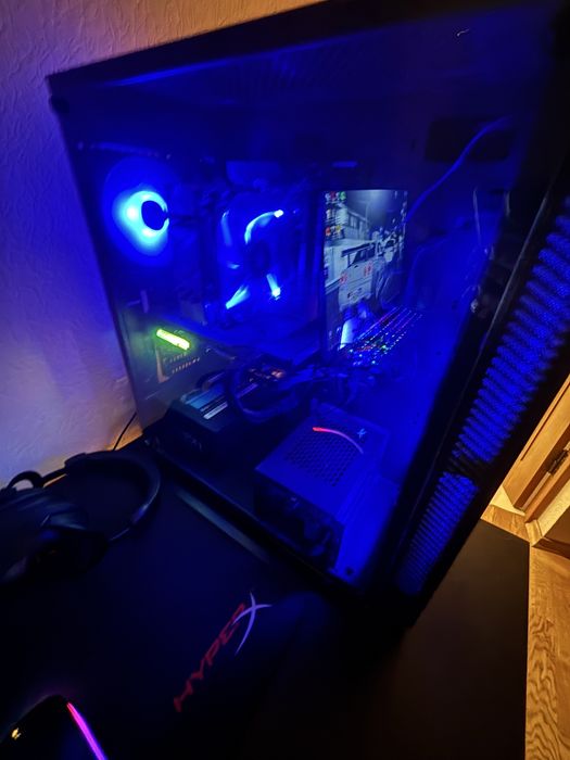 Ігровий компьютер Ryzen 5 5600x + gtx msi 1660ti + 16gb. Монітор 144hz