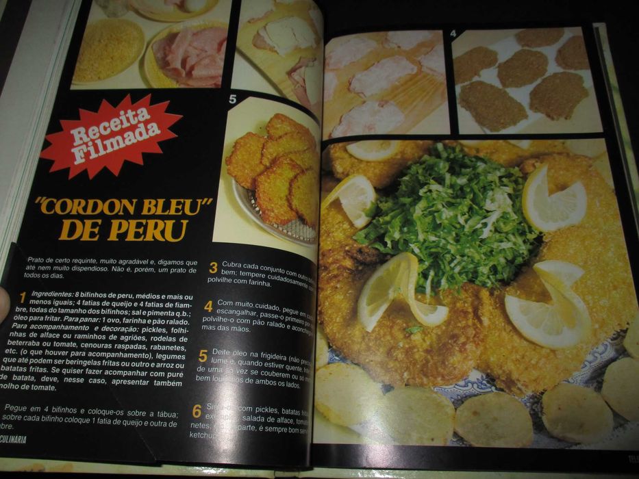 Livro Tele culinária volume 8 Chefe Silva 1983