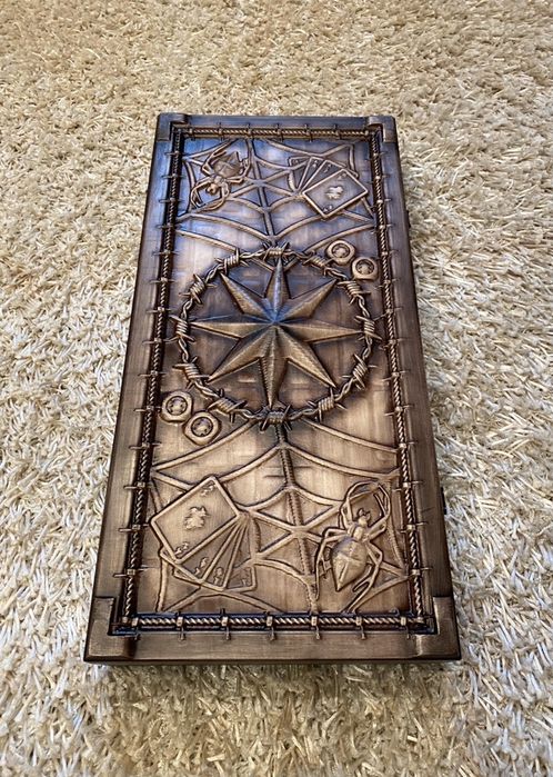 Нарды «АЗАРТ» резные из дерева.