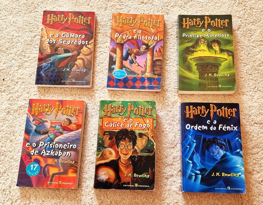 Livros da coleção Harry Potter
