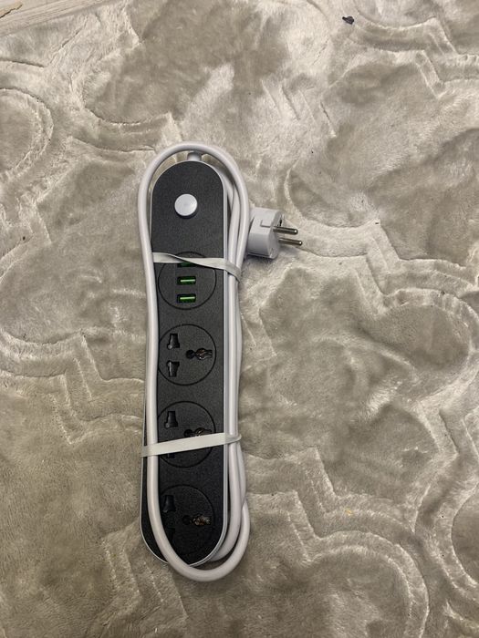 Мережевий фільтр ColorWay CW-CHU33B 1.8м, black