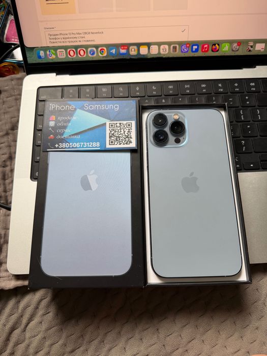 iPhone 13Pro Max 128GB Neverlock TRADEIN 13 Про Макс ідеал Повний Комплект