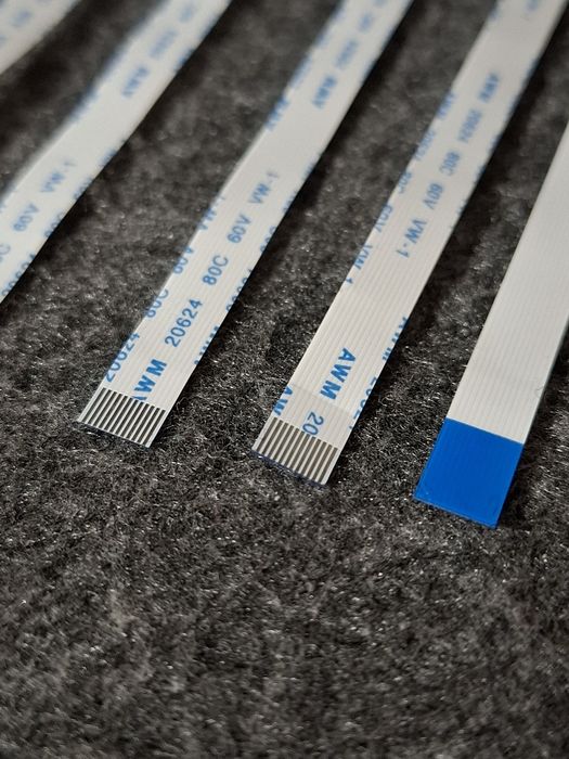 Cabo flex / flat 12 pinos para portátil. AWM 20624, 80C 60V VW-1 AWM 2