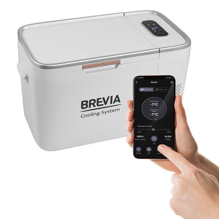 Холодильник автомобільний Brevia 22л 24240 (Безкоштовна доставка)