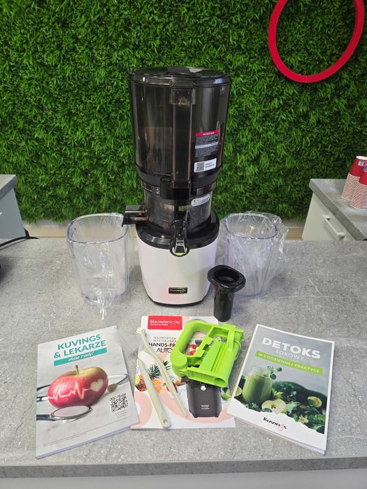 Wyciskarka wolnoobrotowa Kuvings Auto10s biała! Outlet Kuvings!