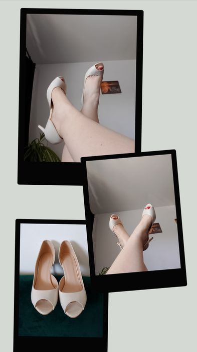 Buty na obcasie lakierowane rozmiar 40