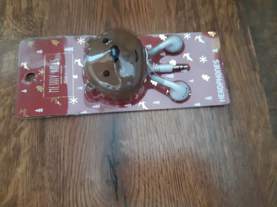 House Słuchawki Dokanałowe w Etui Z Misiem