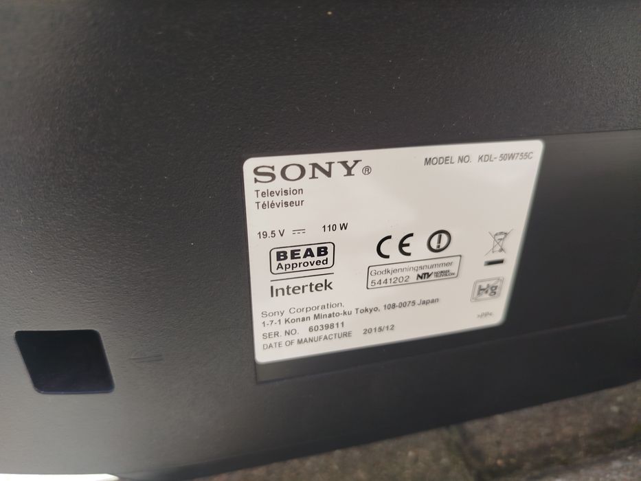 Sony KDL 50W755C
