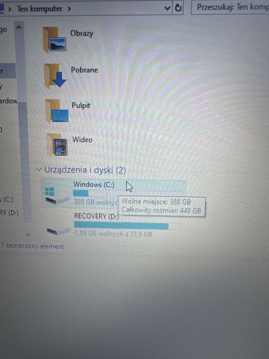 HP Notebook - 15-ra073nw używany