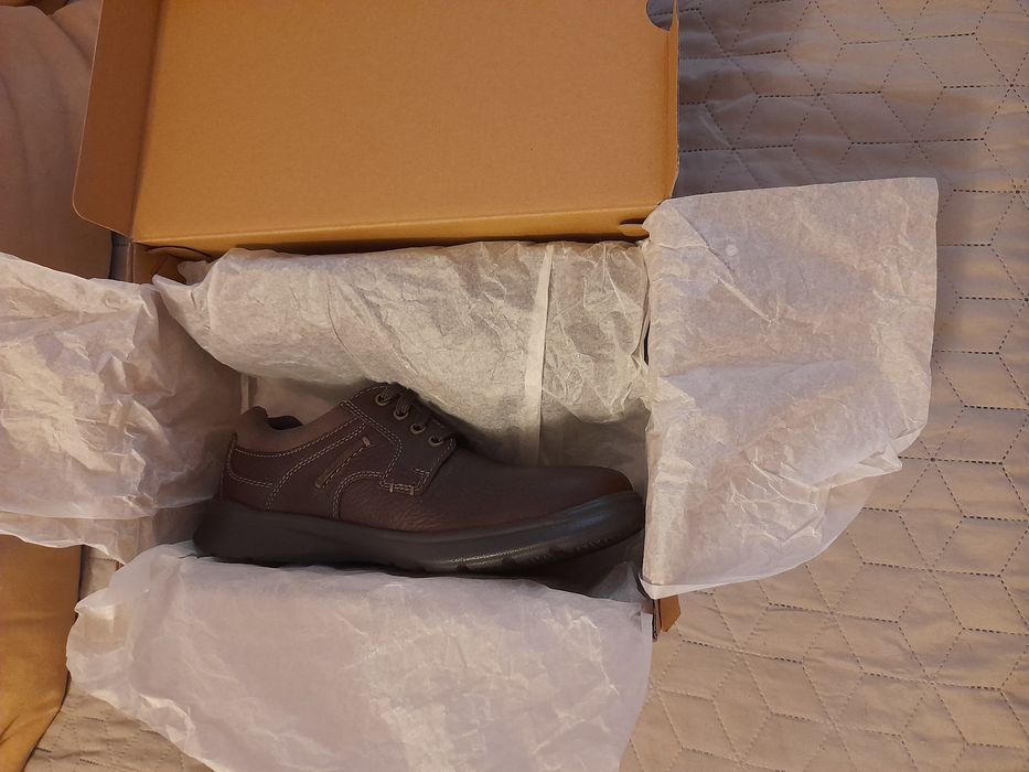 Sapatos homem Clarks pele natural