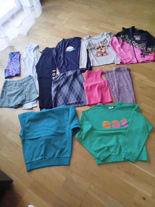 Paka ubrań na dziewczynkę rozmiar 158