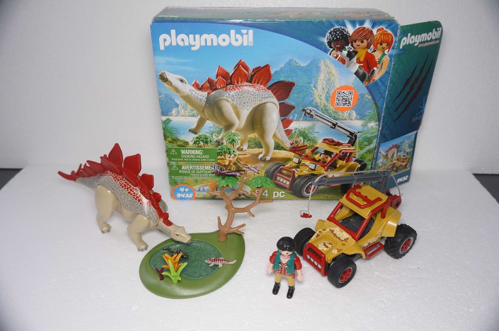 Playmobile 656 Pojazd Badawczy dinozaur stegozaur Playmobil