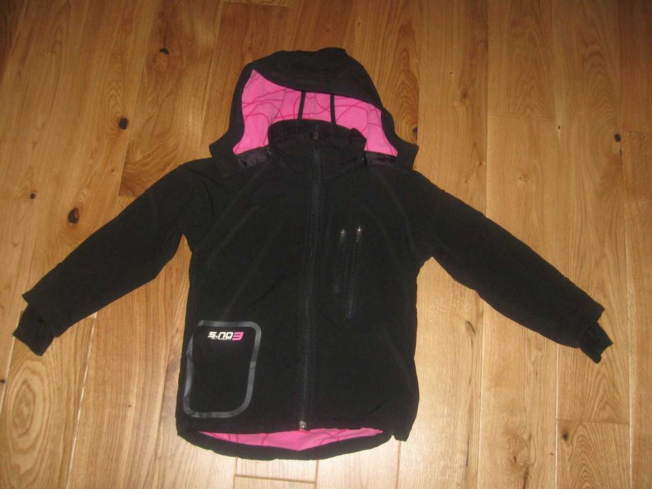 h&m SOFTSHEL nieprzemakalny POLAR neon odblask 122