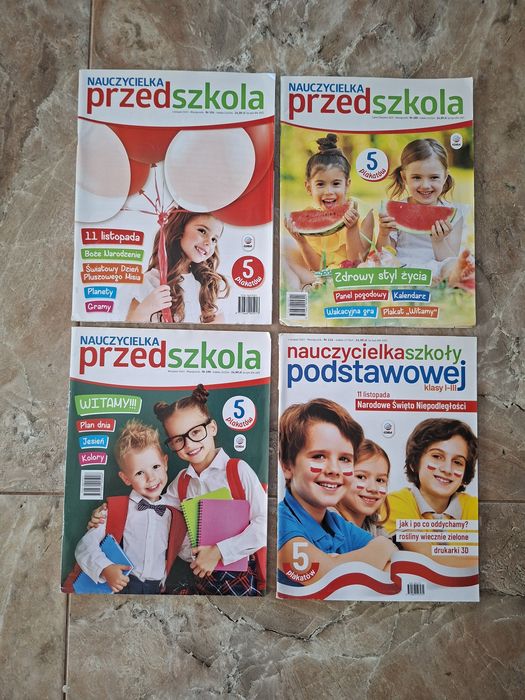 Nauczycielka- czasopisma z plakatami