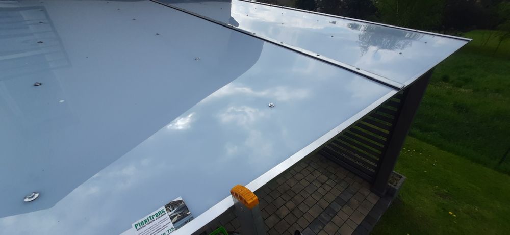 Poliwęglan lity gr od 2 do 10mm 305-700x210cm, daszki, tarasy, pergole