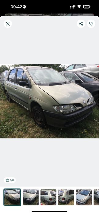 Разборка Renault Scenic 2 1.9 диз двигатель рено сценік 1 2 покоління