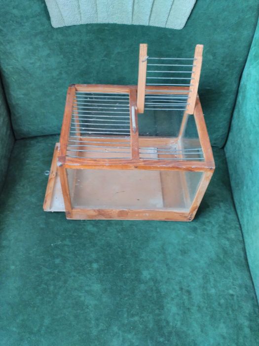 клетка для хомячков застеклённая