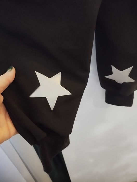 Ilem Kombinezon wiosna ilem nowy odblaski Softshell czarny r 110/116