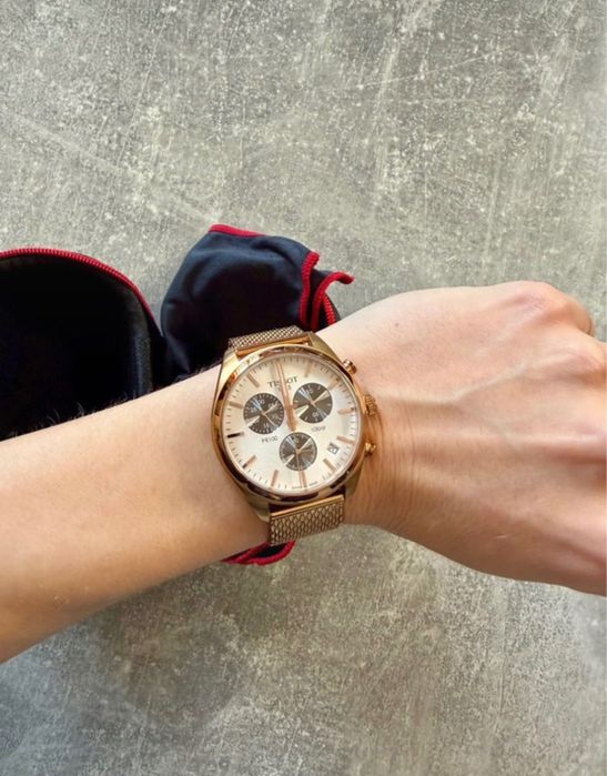 Zegarek marki TISSOT w kolorze rose gold