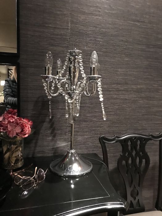 Candeeiro de mesa moderno e clássico abajour preto