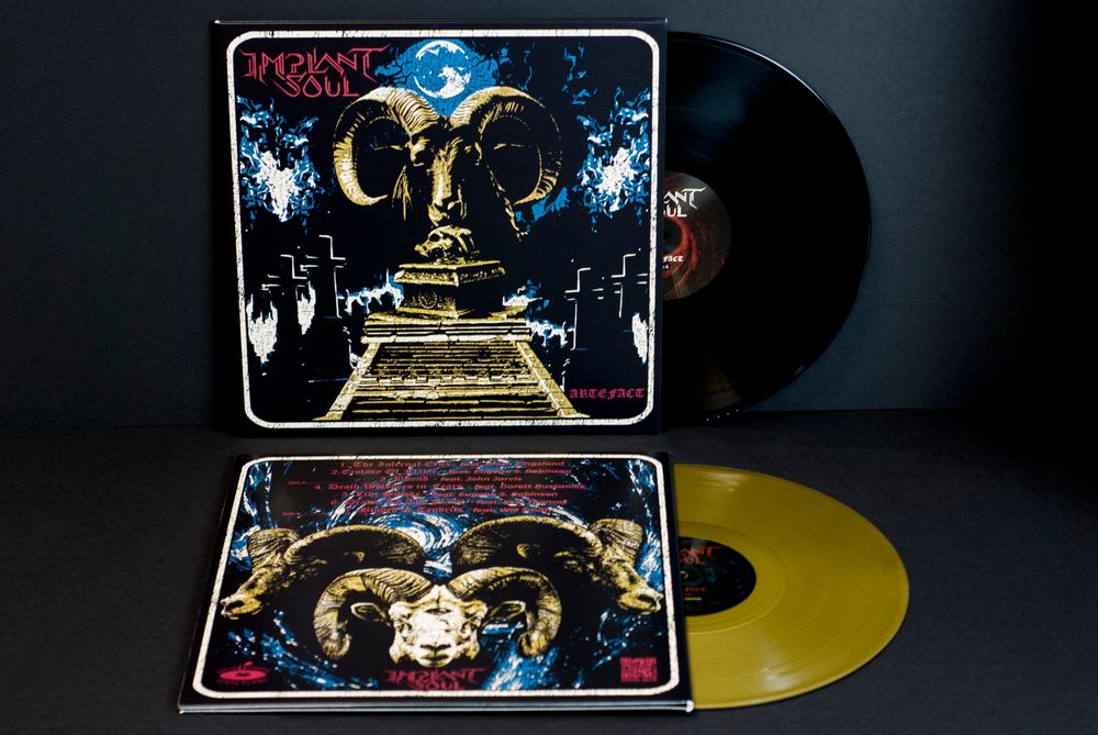 Implant Soul - ARTEFACT - Vinyl LP,  180g, Black or Gold.