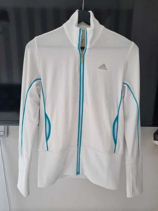 Adidas damska biała bluza Vintage Clima Varm rozm M
