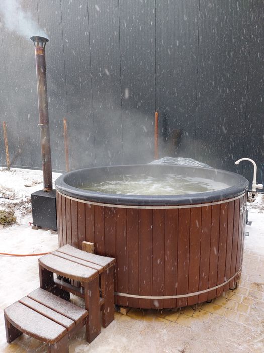 Баня на дровах для семейного отдыха