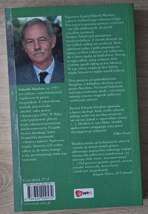 Mauricio, czyli wybory Eduardo Mendoza