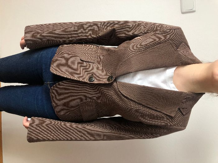 Marynarka brązowa H&M