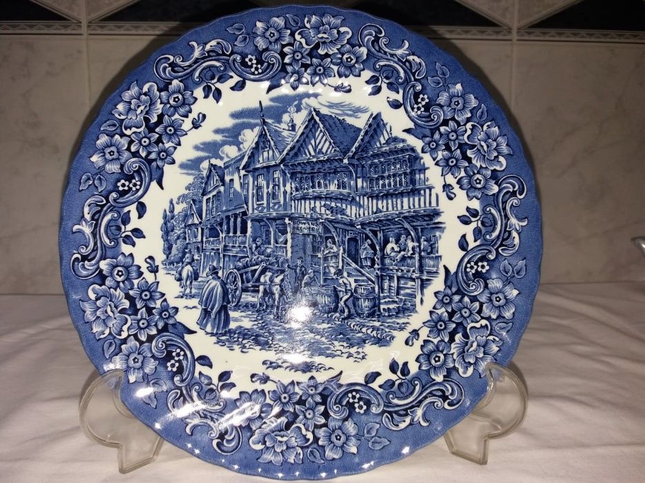 Prato decorativo da fábrica Ironstone - Red River - Colecção Séc. XVII