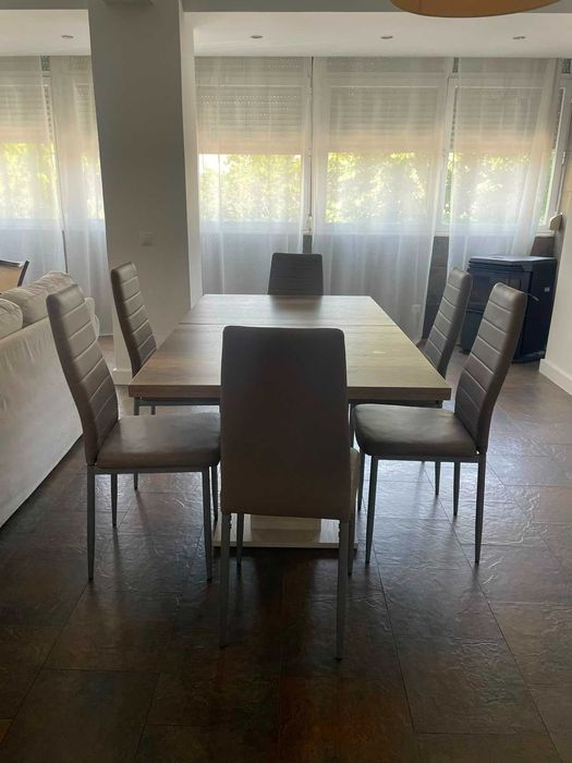 Mesa Rectangular Extensível 6 a 10 lugares - HOMY CASA