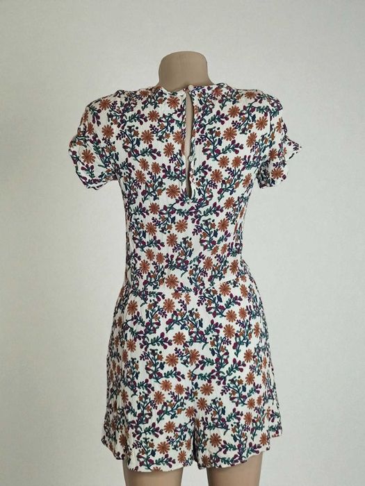 Стильний Літній Ромпер Clockhouse Квітковий Принт та Етнічна Вишивка