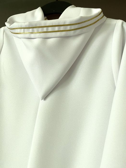 Alba NOWA chlopieca z żorżety, PREMIUM - 122cm dlugosci