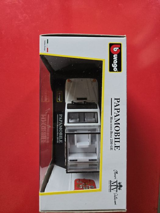Papamobile  Miniatura Mercedes Bens 230 GE