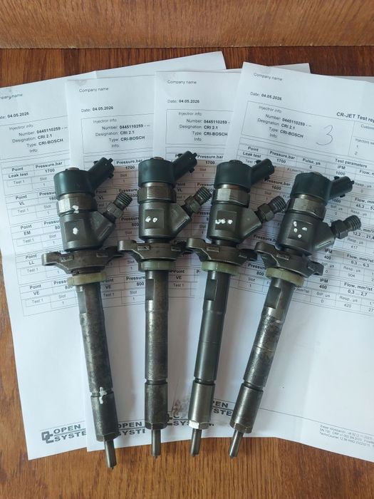 Форсунка 1.6hdi Bosh 0445110259 Peugeot/Ford/Citroen /Volvo/Mazda/Mini форсунки після стенду хороші