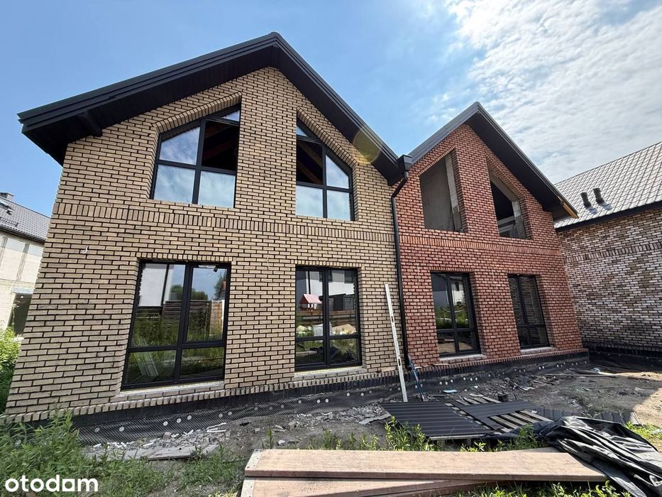 Bliźniak 112 m2, ogródek 91 m2 - Bawarski styl