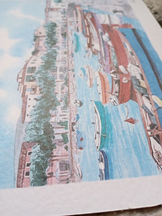 Obraz- technika akwarela. Włochy 2003(33x28)